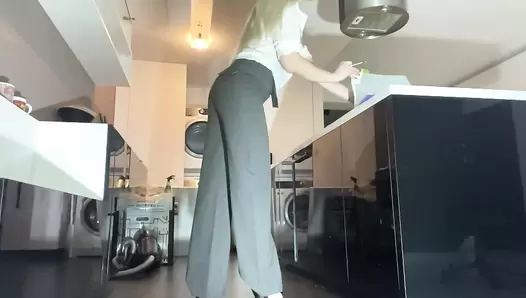 Thefartbabes - Office pants panty poop custom