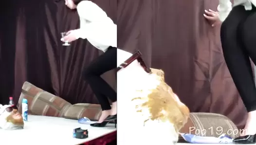 MilanaSmelly - Banquet for a 3-course toilet slave