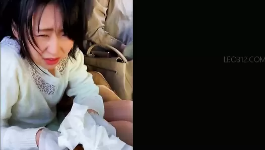 SL-612 01 Shameful poop in front of girlfriends during travel car trip