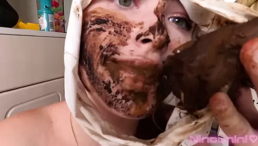 Ninounini - PANTIES & EATING (+ BONUS VIDEO): I pee 3 times and shit in my panties before eating my shit and fisting my ass! (SCAT / SCAT / PISS x3 / PANTIES FISTING / HARD ANAL / ATM / ATP)