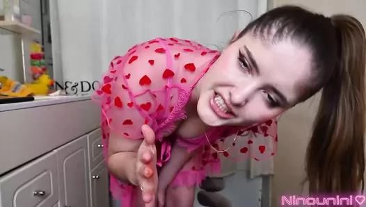 Ninounini - VALENTINES DAY: Your wife offers you an ultra hard scat session for Valentines Day and makes you eat her shit and piss! (EATING / SCAT / PISS / PUKE / HARD ANAL / ATM / ATP)