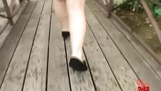 F57 01 Virtual excretion SHOT! Outdoor piss and shit at close distance