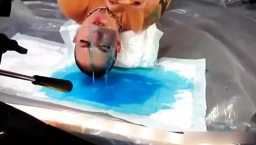 AbigailDupree - Upside Down Continuous Blue Smurf Vomit