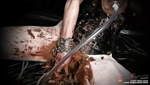 SlutOrgasma - Human ashtray extreme shit smearing and swallowing
