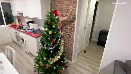 Yourfantasy6190 - Rocking around Christmas tree and farts