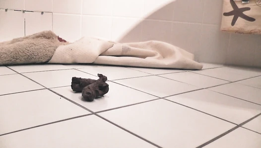 MiaRoxxx - 89. Hard turd in bathroom