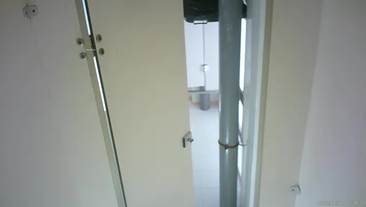 Hospital urse urinating and defecating