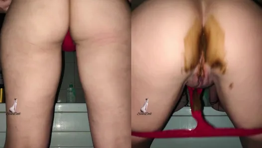 Scat Doll - Thong Poop 2, Amateur Collection, 