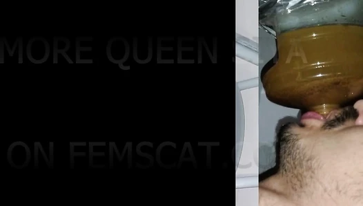 SSBBW Queen Siya - I supervise him to make sure he finishes EVERYTHING this time