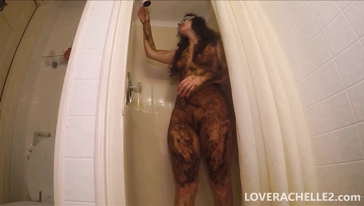 LoveRachelle2 - MASSIVE SHIT! Smearing, Ass Fuck & Cleanup! Parts 1,2 & 3