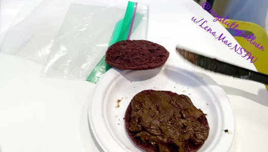 LenaMaek - Making Cookies With Special Chocolate Frosting (Short)