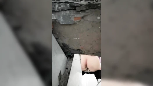 The hospital held a ditch toilet 1