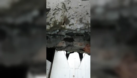 The hospital held a ditch toilet 1