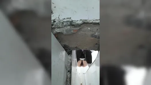 The hospital held a ditch toilet 3