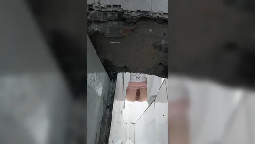 The hospital held a ditch toilet 3