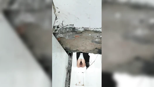 The hospital held a ditch toilet 4