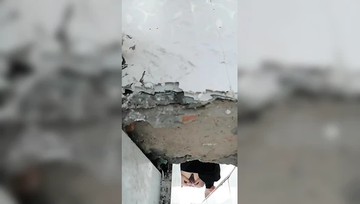 The hospital held a ditch toilet 4