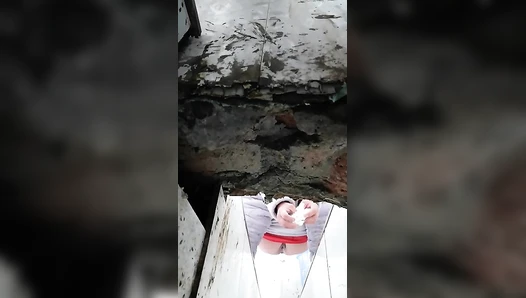 The hospital held a ditch toilet 4