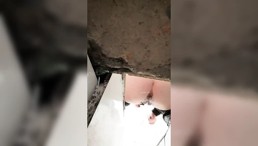 The hospital held a ditch toilet 4