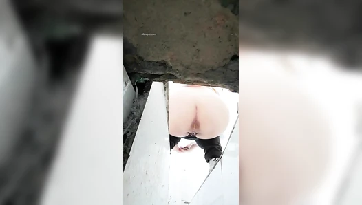 The hospital held a ditch toilet 6