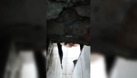 The hospital held a ditch toilet 5