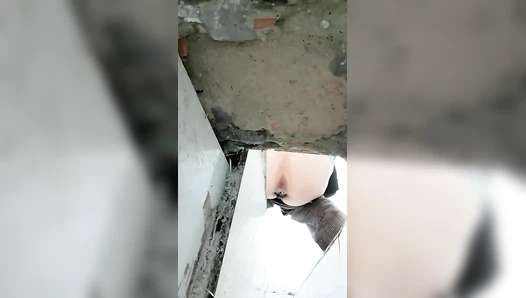 The hospital held a ditch toilet 5