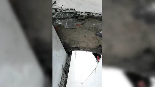 The hospital held a ditch toilet 5