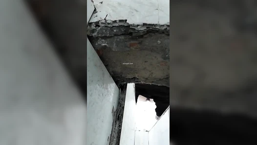 The hospital held a ditch toilet 5