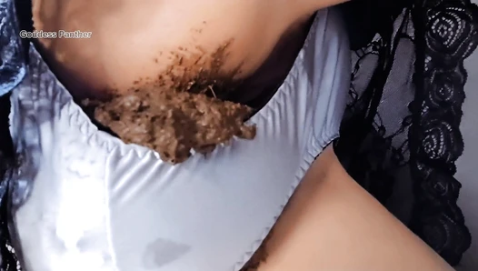 thefartbabes - Satin Poopy Panties Bulge