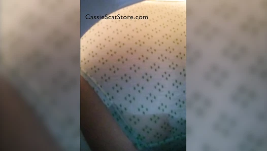 CassieScat - Accident in Panties, Tentative Play (Toilet POV)