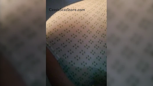 CassieScat - Accident in Panties, Tentative Play (Toilet POV)