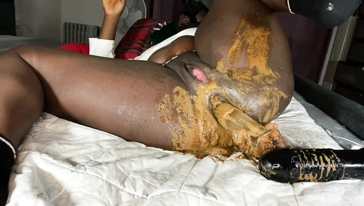 Smutty_Luce - DISGUSTING EBONY SCAT ORGASMS, , 