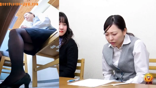 DLEE-812 Hidden camera footage of an OL seminar venue. Diarrhea caused by an unfamiliar environment. 2
