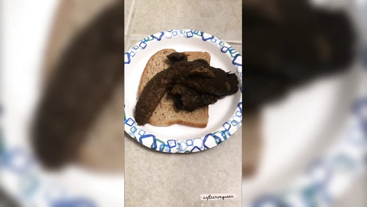 softservequeen - 8+inch thick log becomes your sandwich