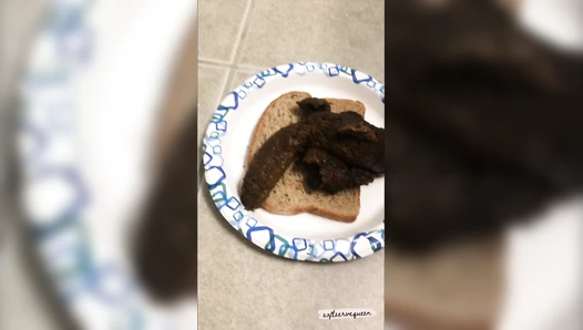 softservequeen - 8+inch thick log becomes your sandwich