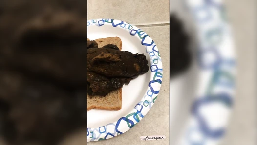 softservequeen - 8+inch thick log becomes your sandwich