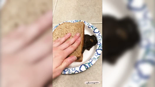 softservequeen - 8+inch thick log becomes your sandwich