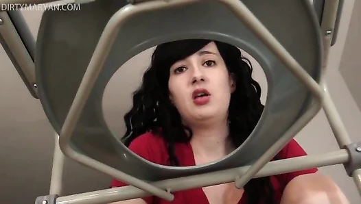 DirtyMaryan - French Mistress welcoming new toilet slave