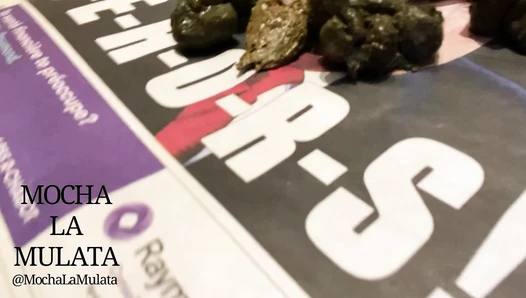 MochaLaMulata - Shitting in Donald Krump’s face.