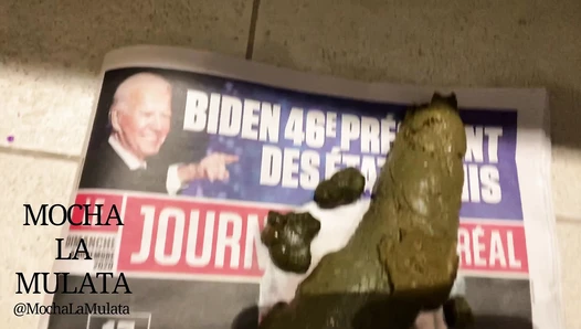 MochaLaMulata - Shitting in Donald Krump’s face.