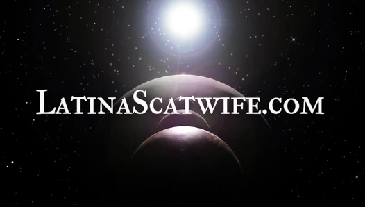 Latina Scat Wife - Nadja using human toilet