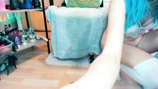 Anal_Queen_Mona - Scat Anal with Dildo (No Audio). Smear. Prolapse. Pee. Back my Shit from the Floor to the Ass Again