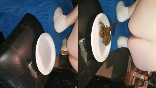 fartgirl420 - Big poop for whore, Amateur Collection, 