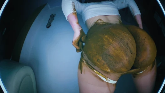 DirtyBetty - !Sniff This! Scat Pantyhose
