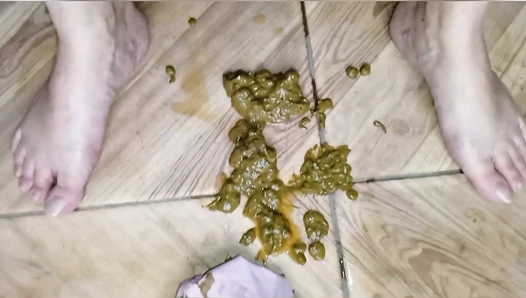 Miamartins - Another disgusting pantypoop on granny panties