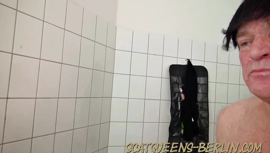 Scatqueens-Berlin - The Mini Cock Torture of the Toilet Slave P1