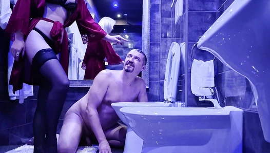 GoddessAndreea - Sarah and Anita toilet slaves different styles