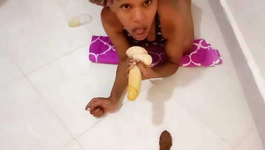 DirtyNastyWhore - Dirty anal play, tasting,smear