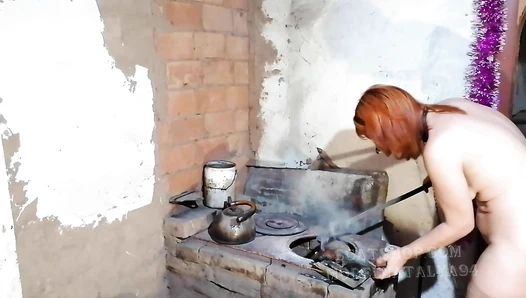 ModelNatalya94 - Christmas Eve in the country. Part 2