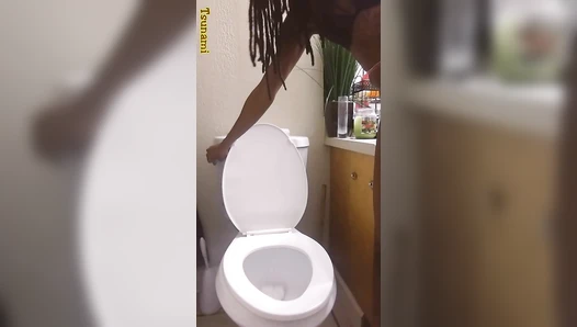 ImYourFetish - Leg Up Toilet Pooping